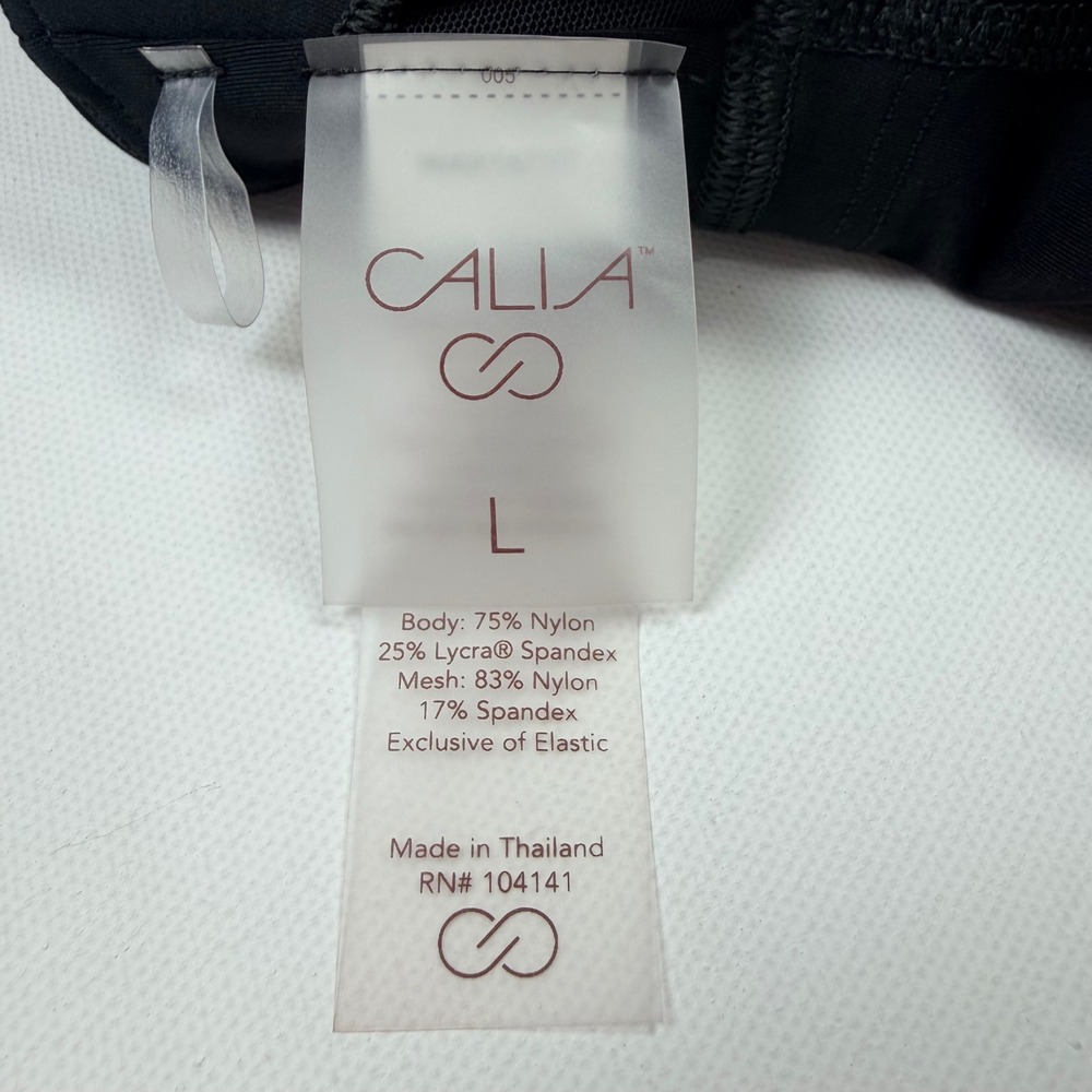 CALIA Sports Bra Women Large Black Excellent Strappy Back WAX14712 - Picture 4 of 10